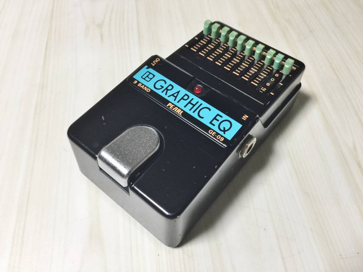 PEARL GE-09 グラフィックEQ 9バンド Pearl GE-09 9-Band Graphic EQ