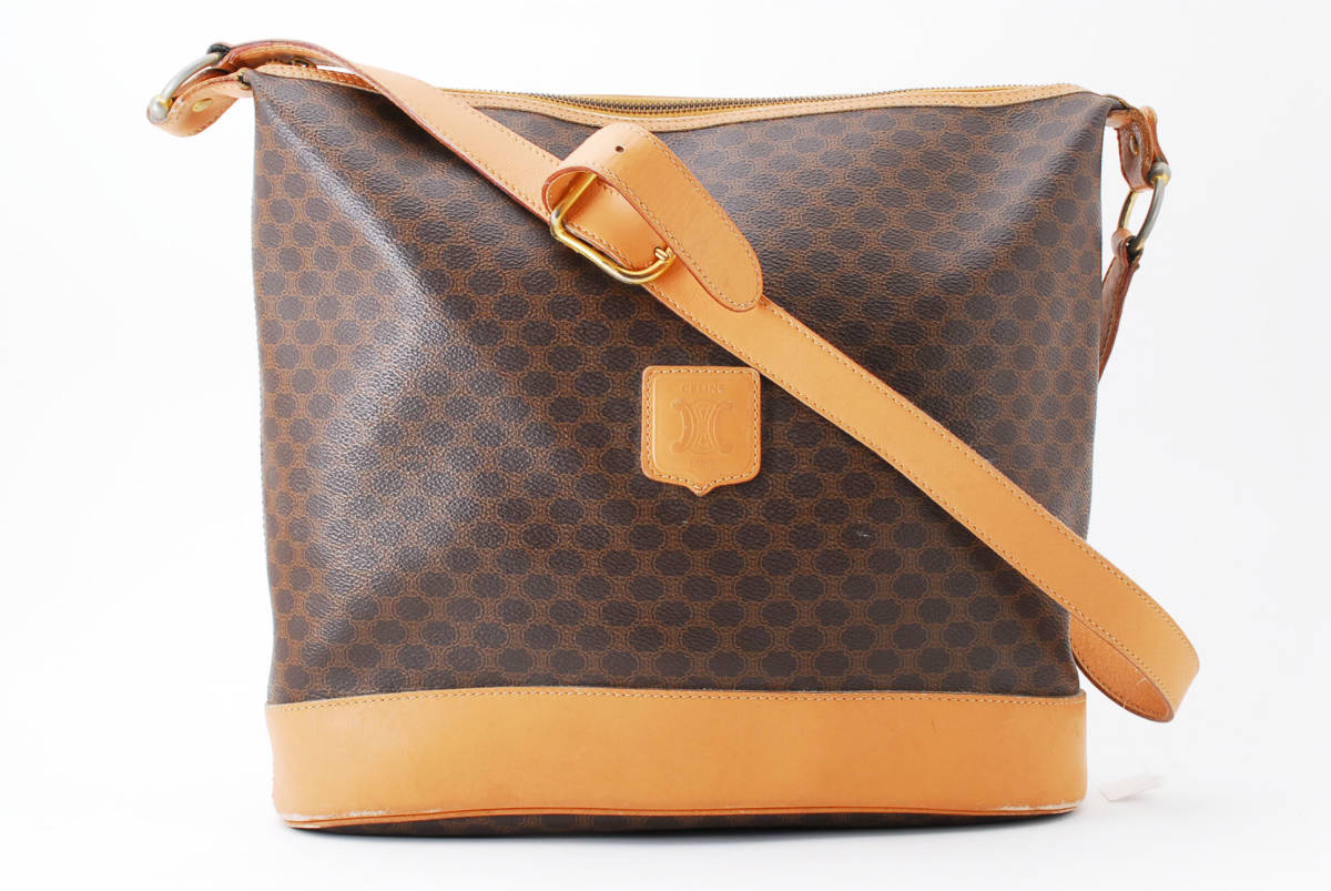 新作登場，安い 1円スタート CELINE ヴィンテージ セリーヌ マカダム PVC レザー ショルダーバッグ 斜めかけバッグ 肩掛けバッグ 22-5490(ショルダーバッグ)｜売買されたオークション情報、yahooの商品情報をアー かばん、バッグ