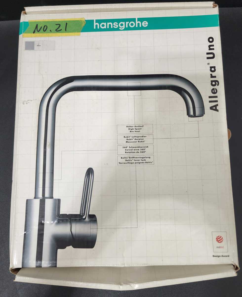 【SALE，低価】 HANSGROHE ハンスグローエ 水栓金具 No.21(水栓、蛇口)｜売買されたオークション情報、yahooの商品情報をアーカイブ公開 - オークファン 洗面、洗濯