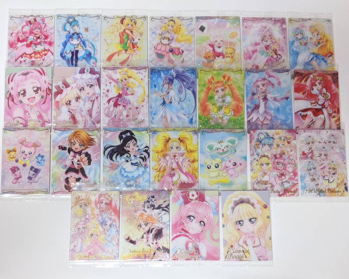 プリキュアカードウエハース6 25種コンプ 未開封品 キュアプレシャス 