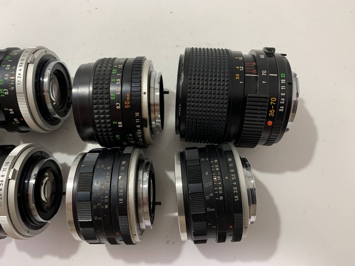 58mm MINOLTA ROKKOR-PF 美品・動作OKミノルタ ソニー用アダプター付属