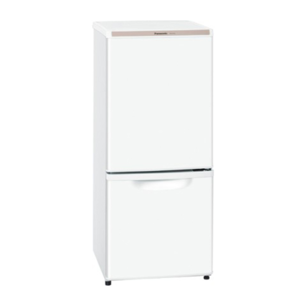 Panasonic パナソニック 冷蔵庫 138L 2ドア ファン式 NR-B147W-W ホワイト 2015年製 一人暮らし 洗浄・除菌済み