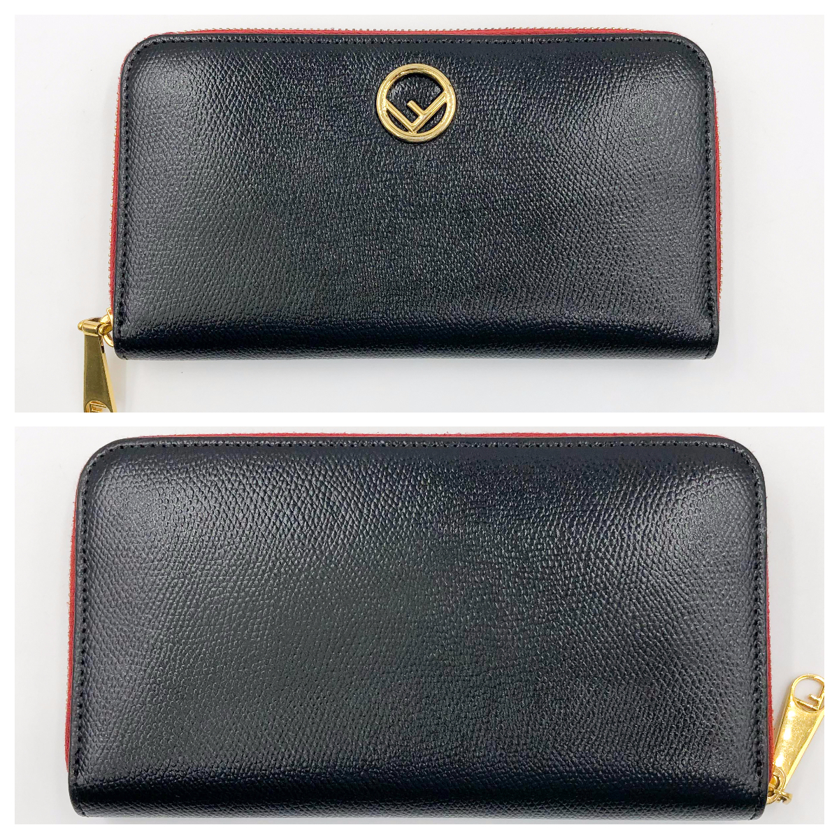 1円～『正規品』 FENDI フェンディ 長財布　ラウンドファスナー フェンディ FENDI 長財布 １円 メンズ長財布 FFロゴ