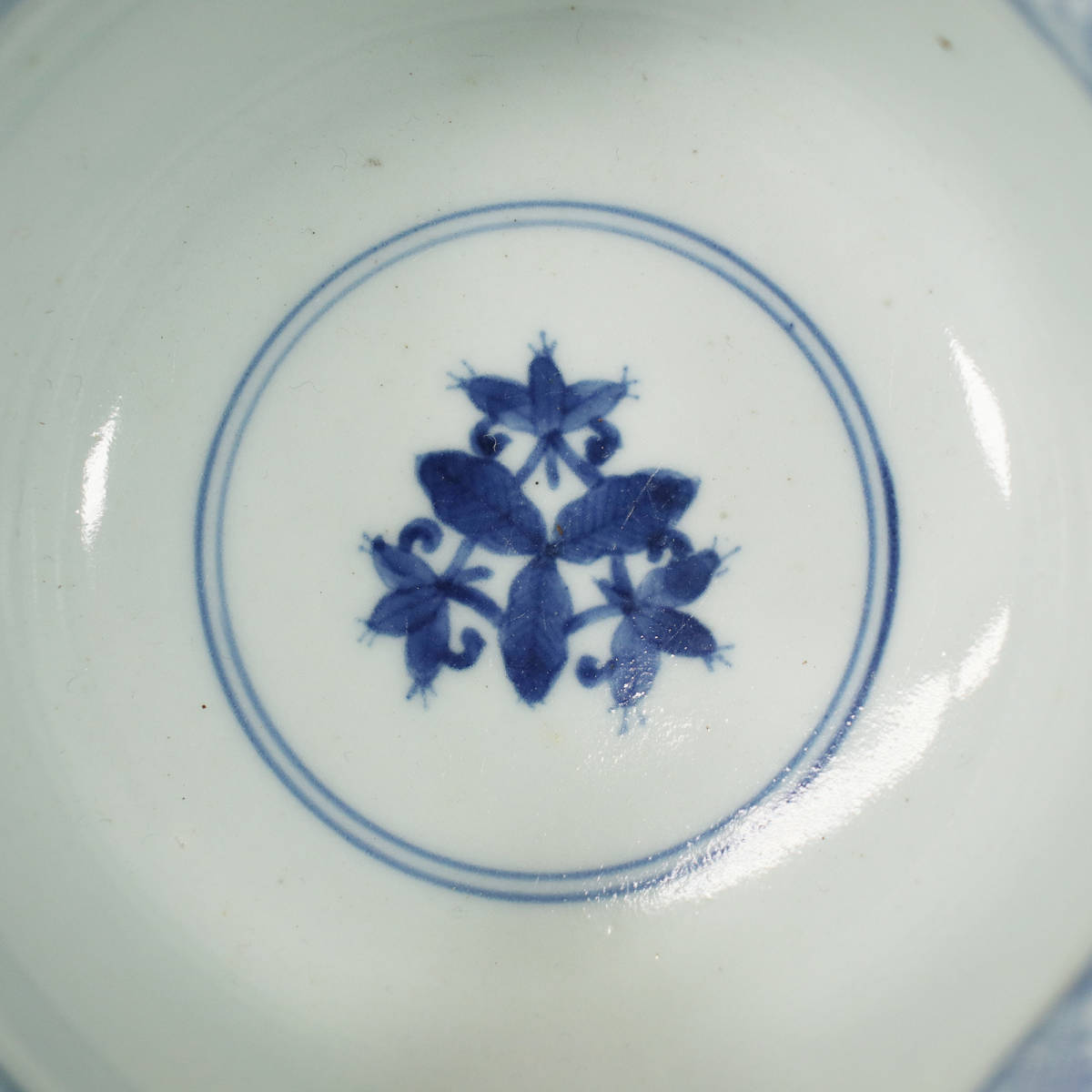 大聖寺伊万里 金襴手 春寒鉢 AS-fbtx 膾皿 花鳥紋の図 窓絵