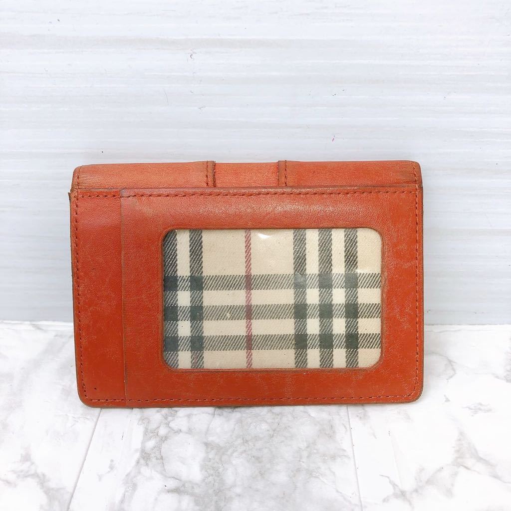 1円 Burberry バーバリー 名刺入れ パスケース 定期券 ノバチェック