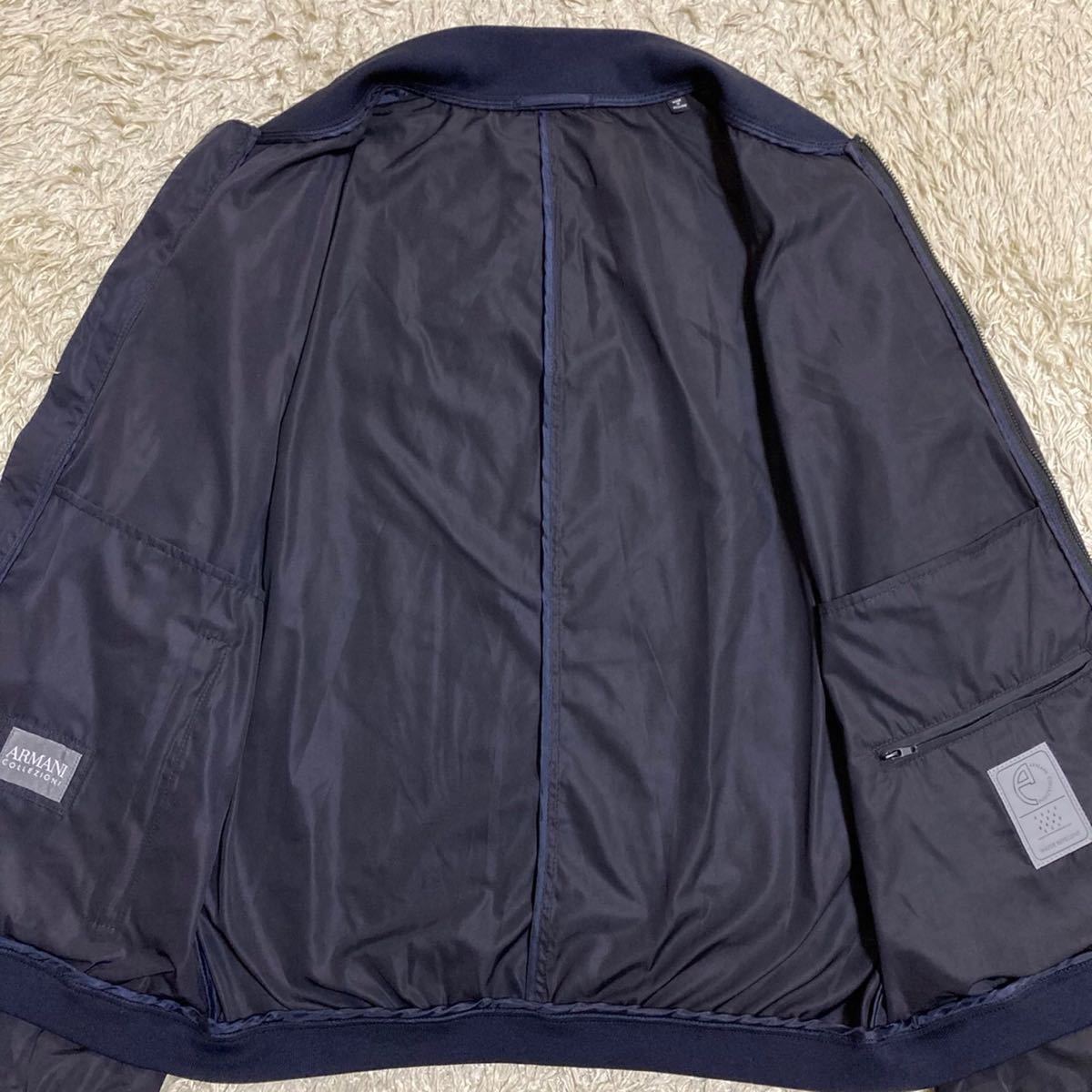 ARMANI アルマーニ バルマン至高の逸品最高級 ほぼ未使用◇幻のXL位!!BALMAIN COLLEZIONI 美品 コレツィオーニ スーツ 0 セットアップ 1 『ジョルジオ コレッツォーニ）クロコ型押しレザー長 Lぐらい シックなデザイン！定価16万 レザージャケット（性別メンズ）の通販