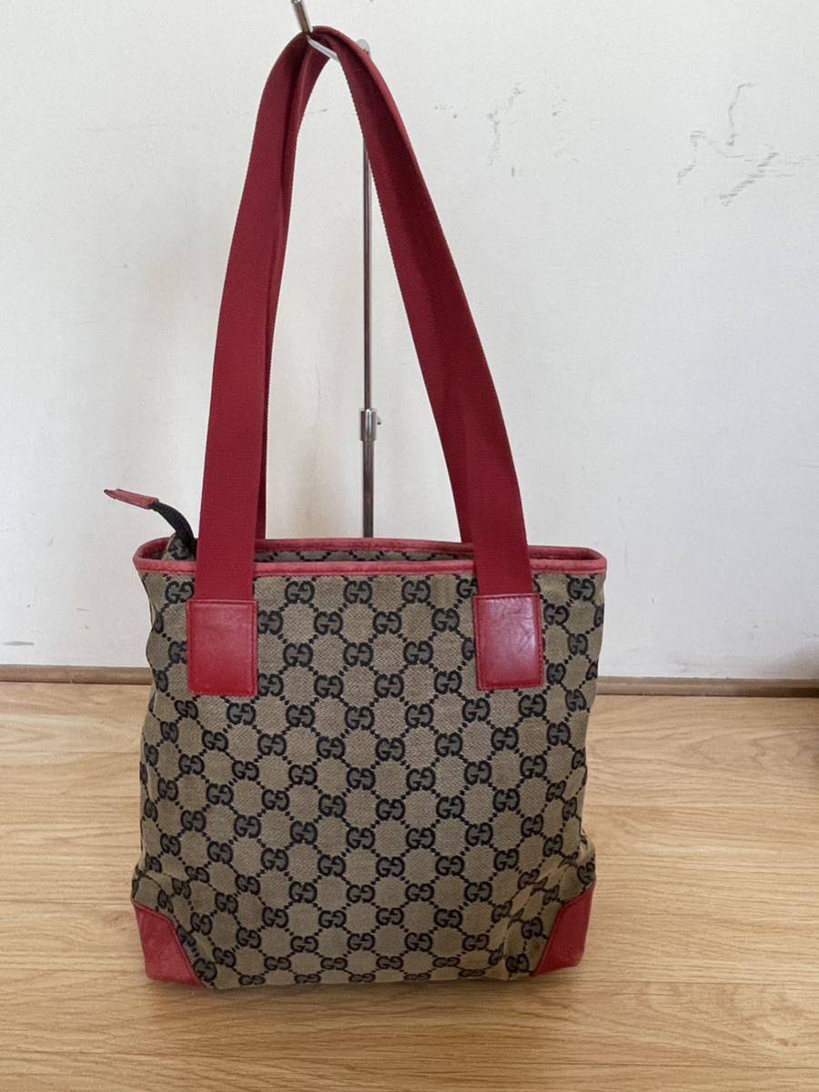 GUCCI グッチ ハンドバッグ GG柄 キャンバスレザー アビー