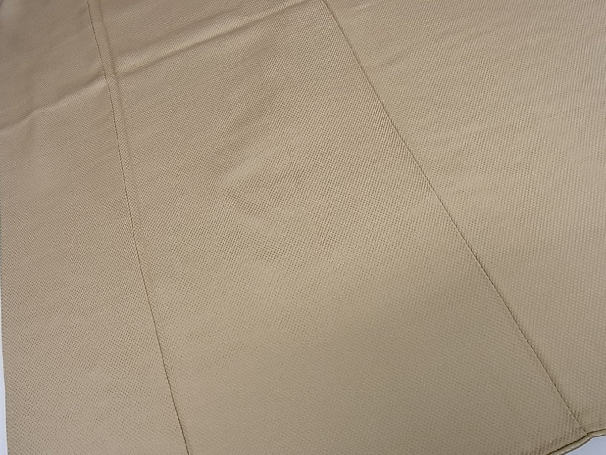 平和屋着物■上質な色無地　作家物　飴色　逸品　ha297