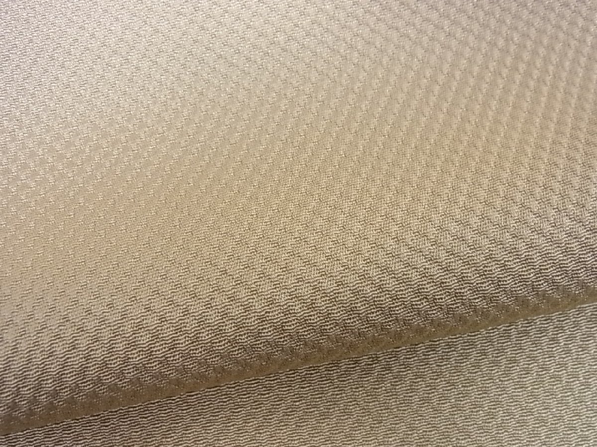 平和屋着物■上質な色無地　作家物　飴色　逸品　ha297