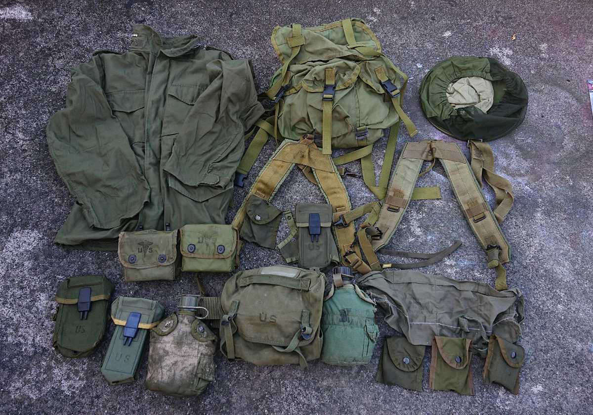 米軍 ナム戦～90年代 実物装備品 含むUSEDセット グリーンベレー SEALS