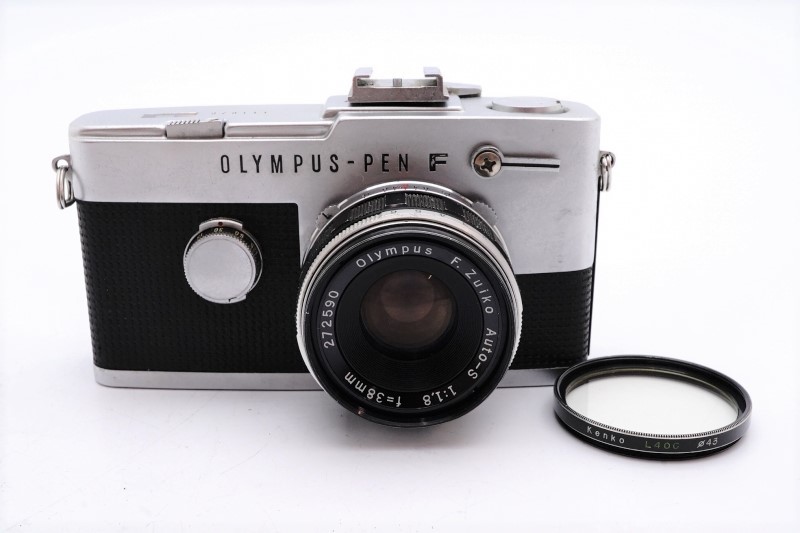 オリンパス OLYMPUS PEN FV / F.Zuiko Auto-S 38mm F1.8 ボディ レンズ