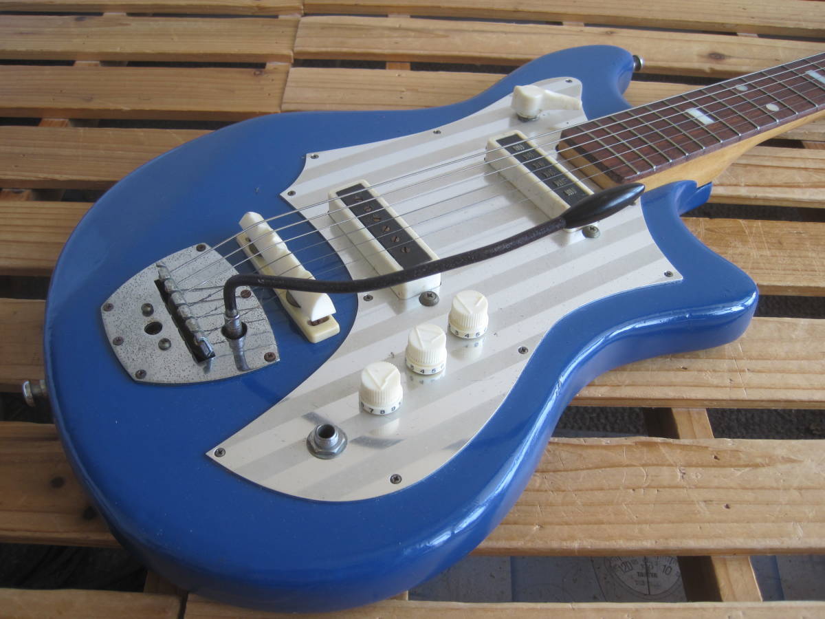 Guyatone(グヤトーン)LG-80T ブルー 青系☆ビザール エレキギター