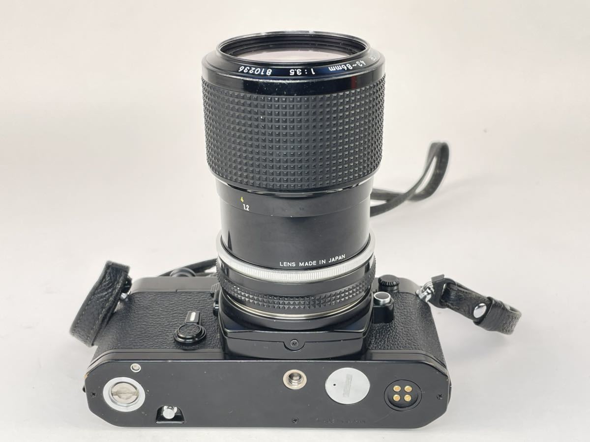 14 Nikon FE / ZOOM-NIKKOR 43-86mm 1:3.5 ジャンク 1円スタート!! 43-86mm