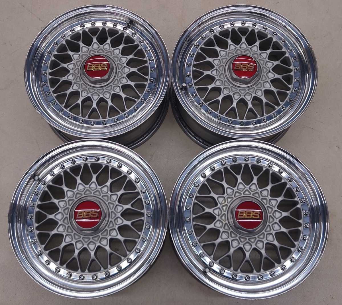 【新作登場，最新作】 軽量 鍛造 BBS RS RS033 メッシュ 6.5J-15 off+34 pcd100/4H ホイールのみ4本セット ロードスター シビック 車高短軽等に PCD無加工品(社外品)｜売買されたオークション情報、yahooの商品情報をアーカイ 4穴