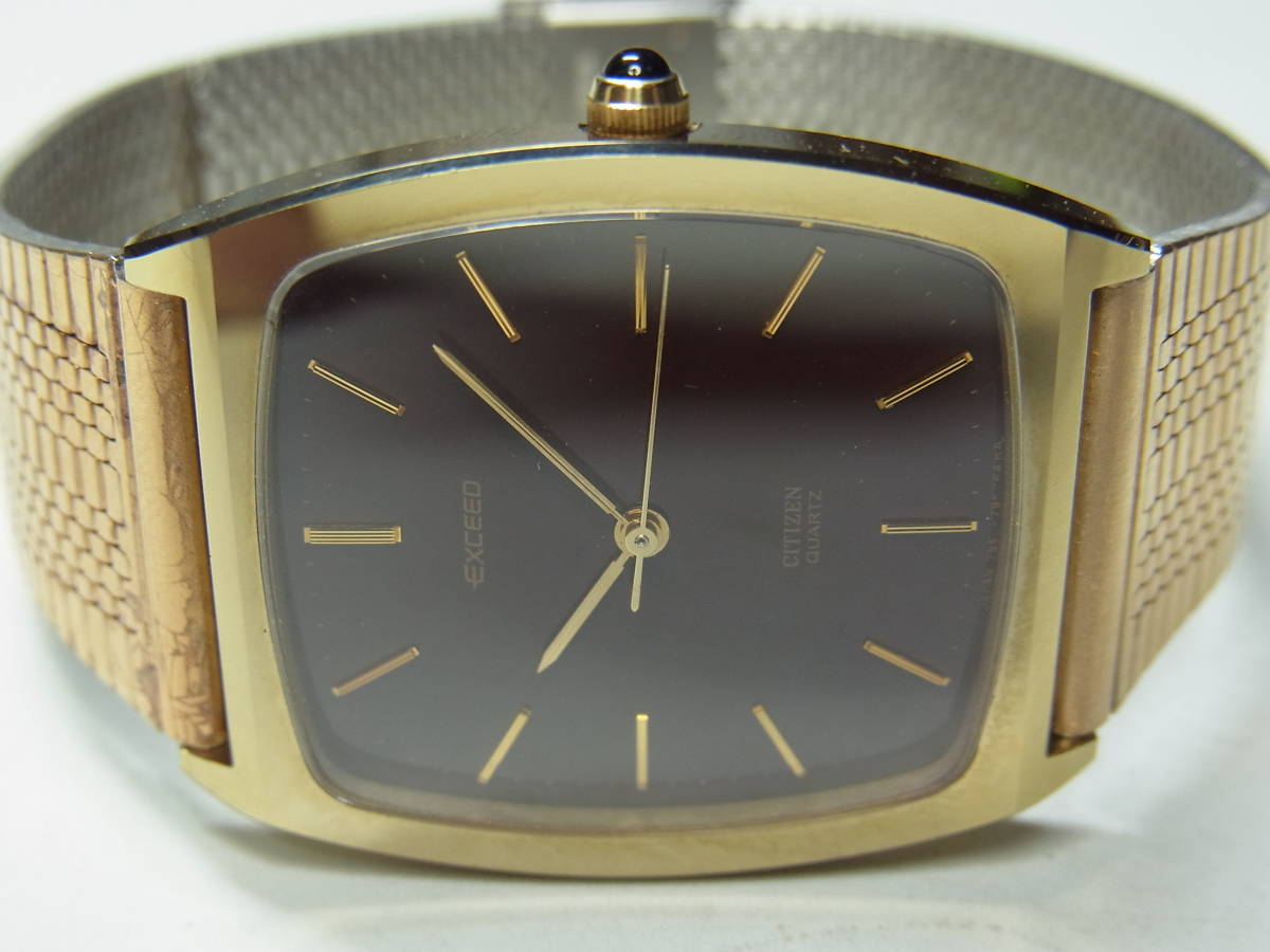 2210　シチズン　EXCEED　7960E　7J　高級　美品　電池交換済