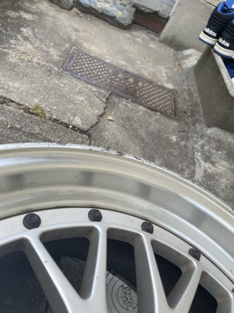 当時物 深リム BBS LM 17インチ 9J +35 5穴 114.3 シルバー(5穴)｜売買