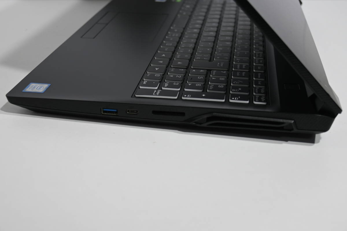 ジャンク品 液晶割れゲーミングノートパソコンiiyama-15FX064-i7-RFSV