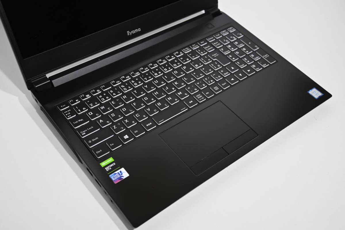 ジャンク品 液晶割れゲーミングノートパソコンiiyama-15FX064-i7-RFSV