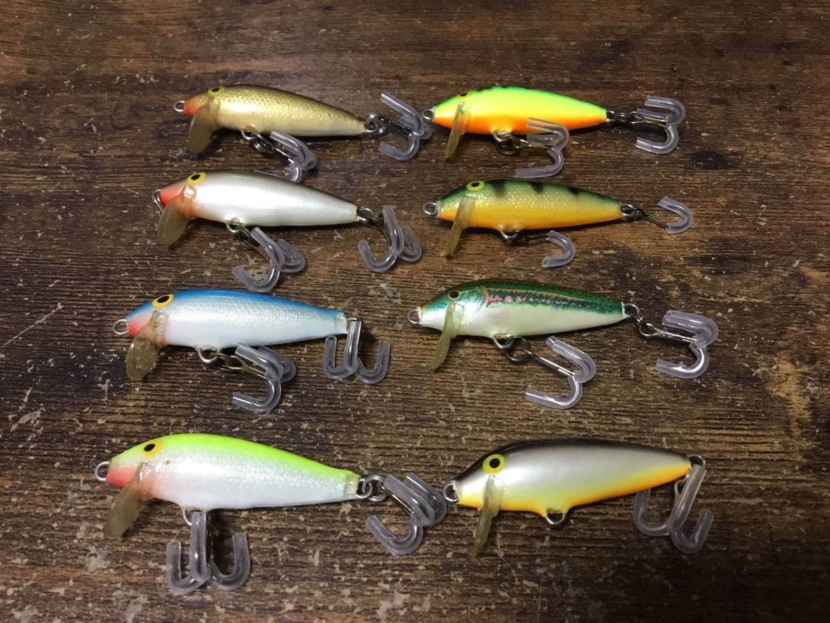 RAPALA/CD-3/ジャパンスペシアルカラー・美品含む8点セット/IRELAND/ラパラ/カウントダウン/アイルランド/(エリア/トラウト/管釣り)