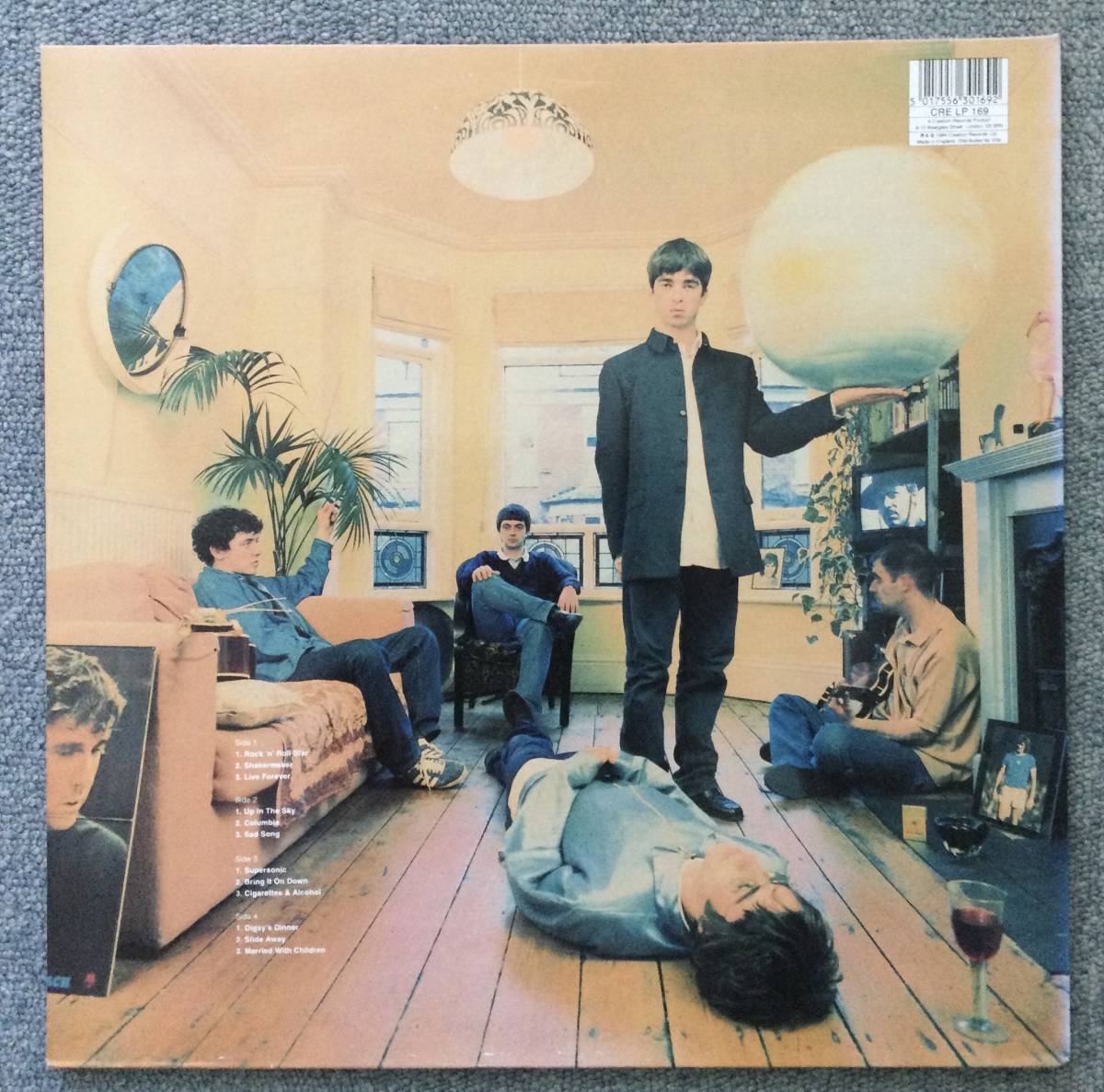 OASIS//オリジナルUK盤 CRE LP169/Definitely Maybe オアシス 1st 