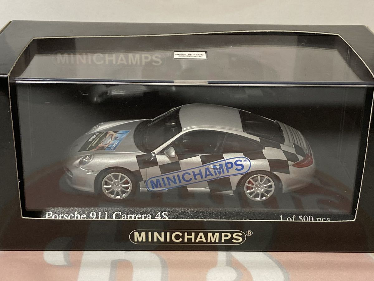 1/43 ミニチャンプス ポルシェ 911 カレラ 4S シルバー 2008 フランクフルトモーターショー IAA 2009 403066432 Carrera minichamps