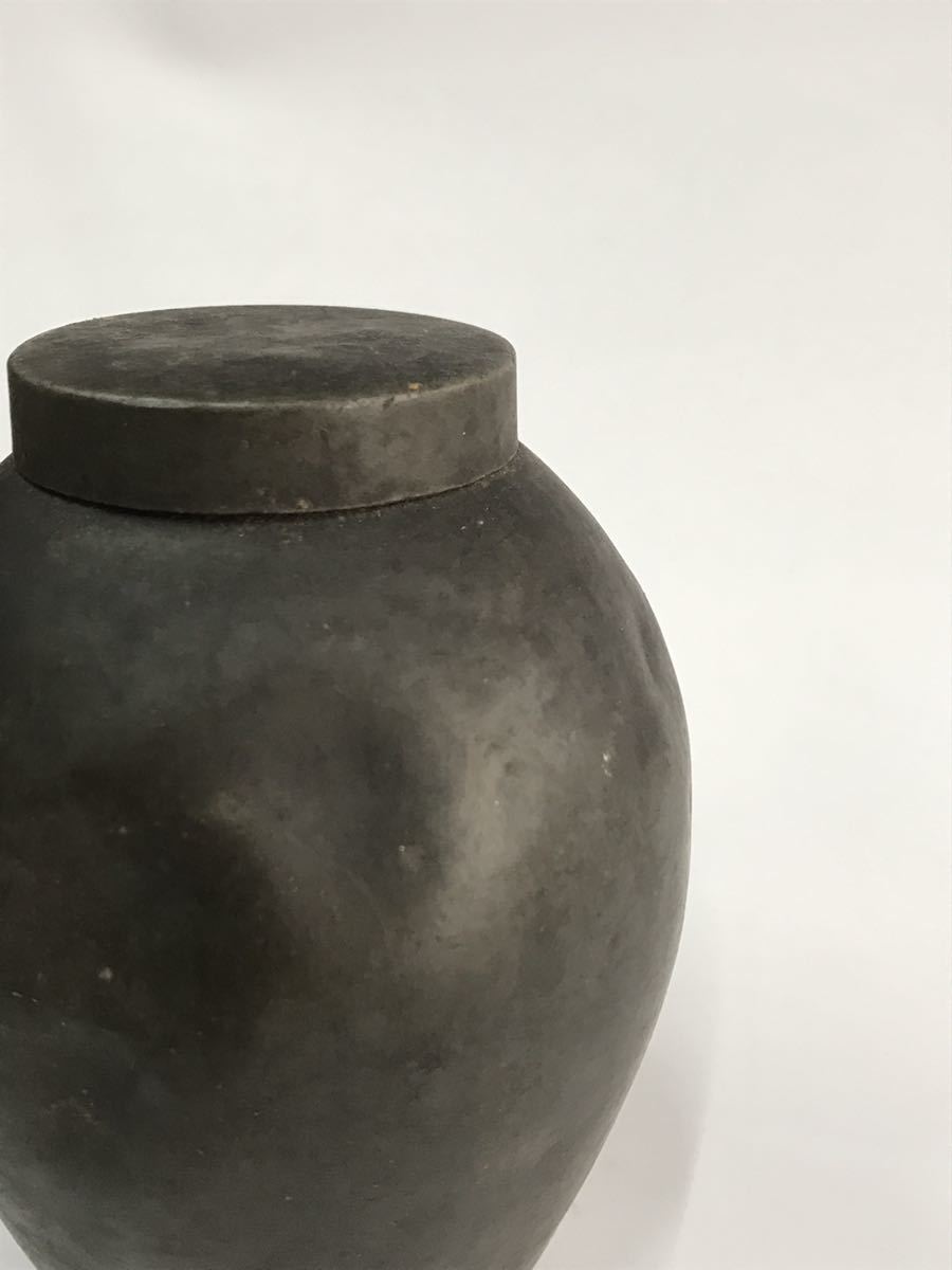 煎茶道具 古錫 茶入 壷 【公式通販】