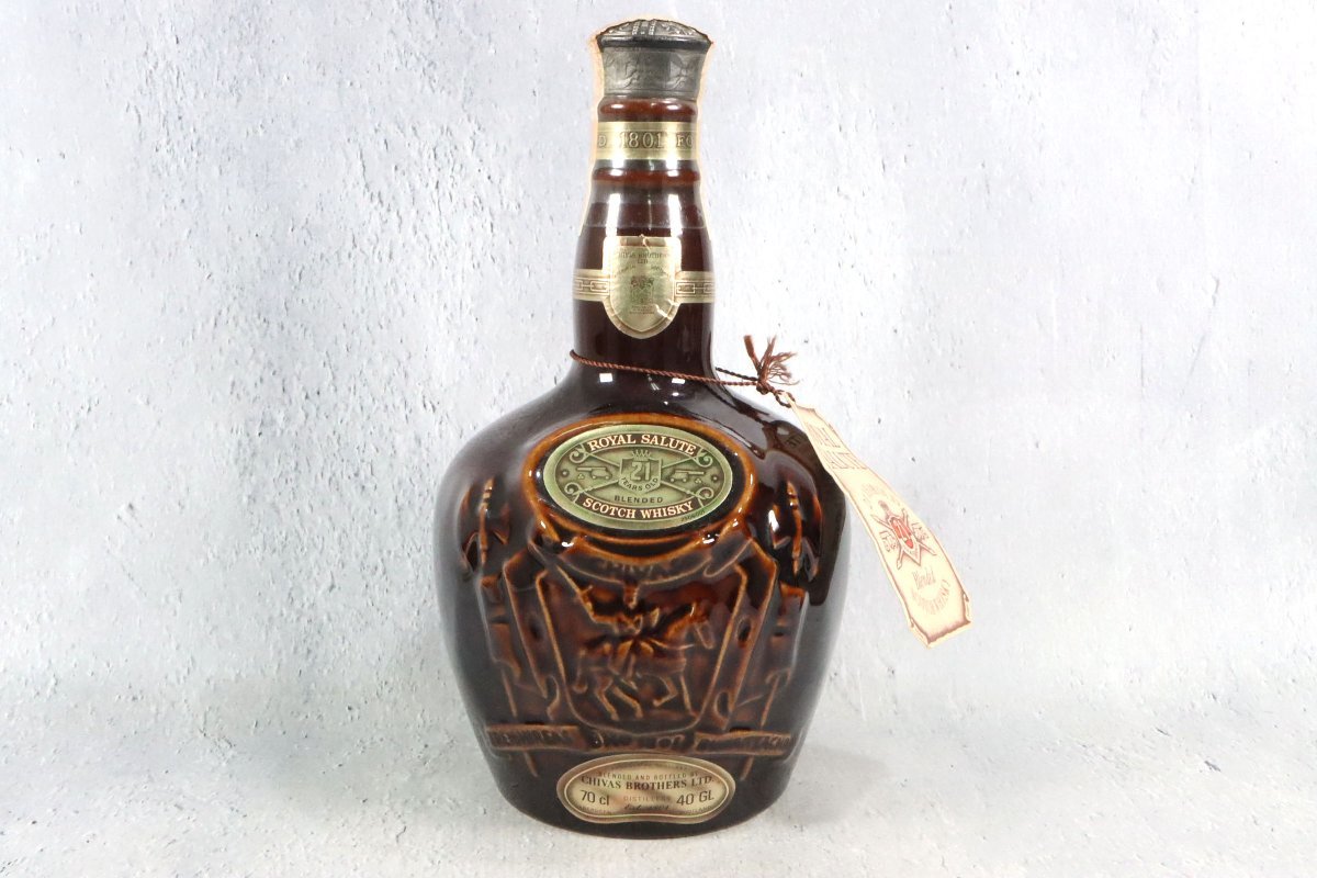 未開栓 CHIVAS ROYAL SALUTE 1000ml 21年 ロイヤルサルート21年
