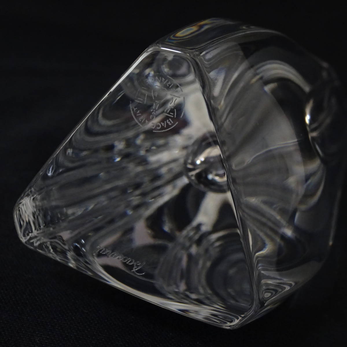 1546347-174】Baccarat バカラ ローズ フラワーベース 花瓶 花びん