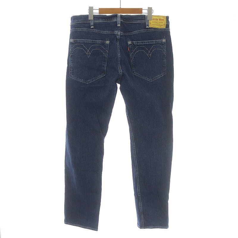 中古 リーバイスレッド Levi's RED 502 デニムパンツ ジーンズ テーパード ジップフライ W36L32 L インディゴ /SI34 メンズ 【ベクトル 古
