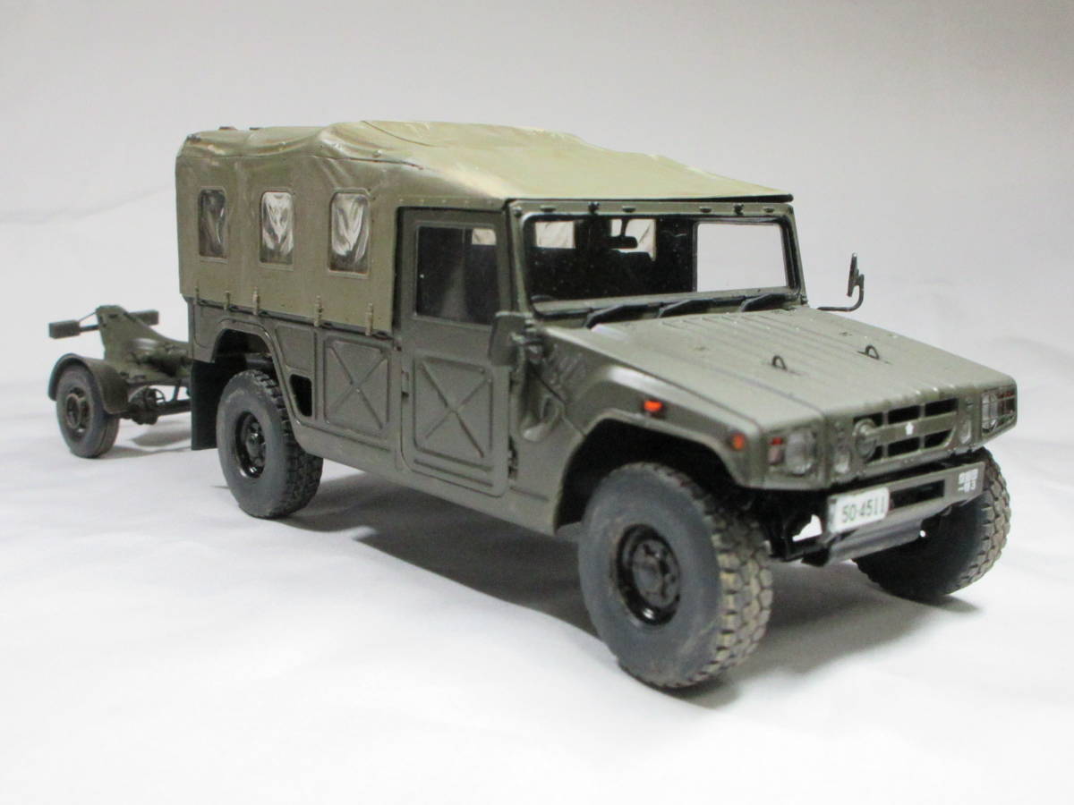1/35，陸上自衛隊　１２０ｍｍ迫撃砲ＲＴＷ/重迫牽引車　完成品