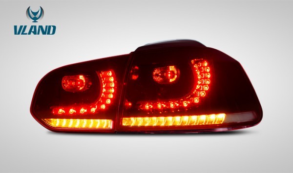 ゴルフ6 流れる ウインカー LED テール ランプ R20仕様 Eマーク商品 VLAND　