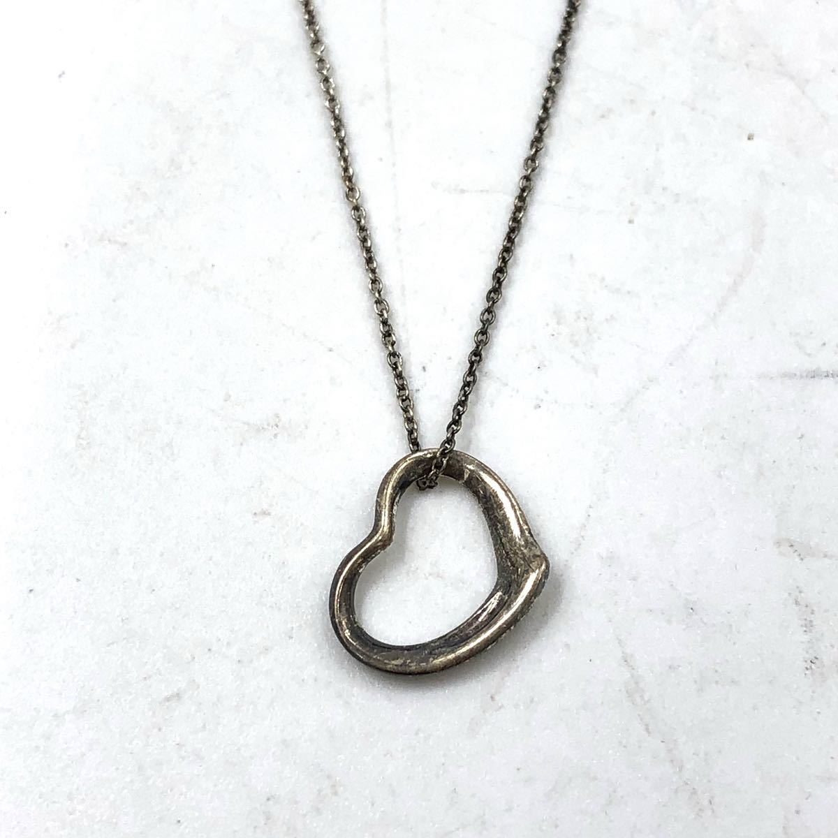 Tiffany&Co. ティファニー ネックレス オープンハート シルバー 925