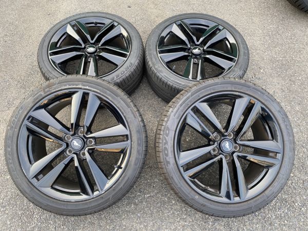 中古☆マスタング タイヤとホイール4本SET☆19インチ 9J PCD114.3 +