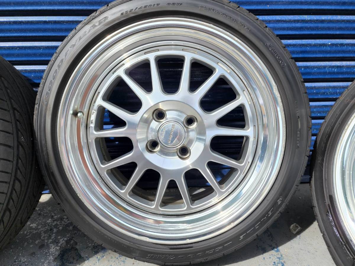 WORK シーカー FX 17インチ　7.5+38　7.5+50　タイヤほぼ新品_3