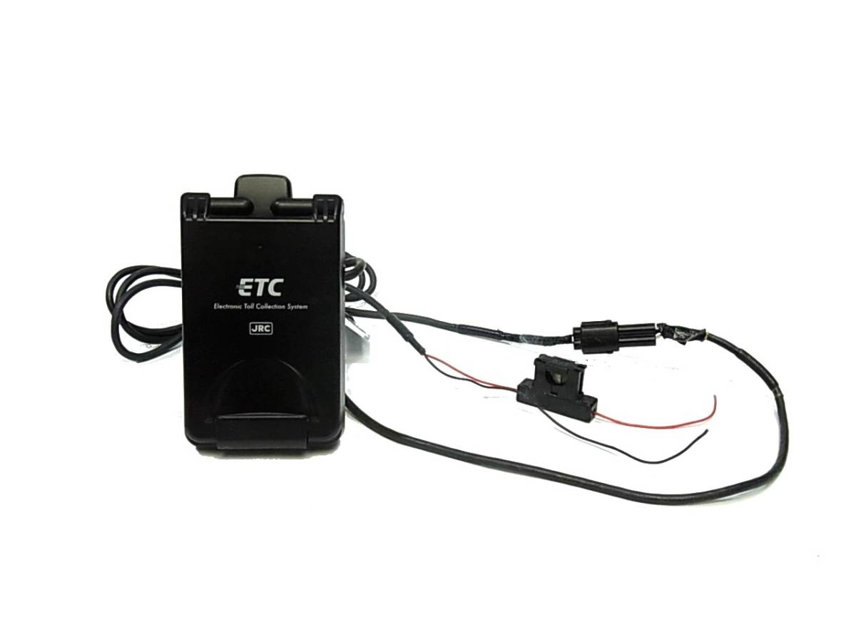 □中古 バイク 二輪車 ハーレー アンテナ一体型 ETC 車載器 JRM-12