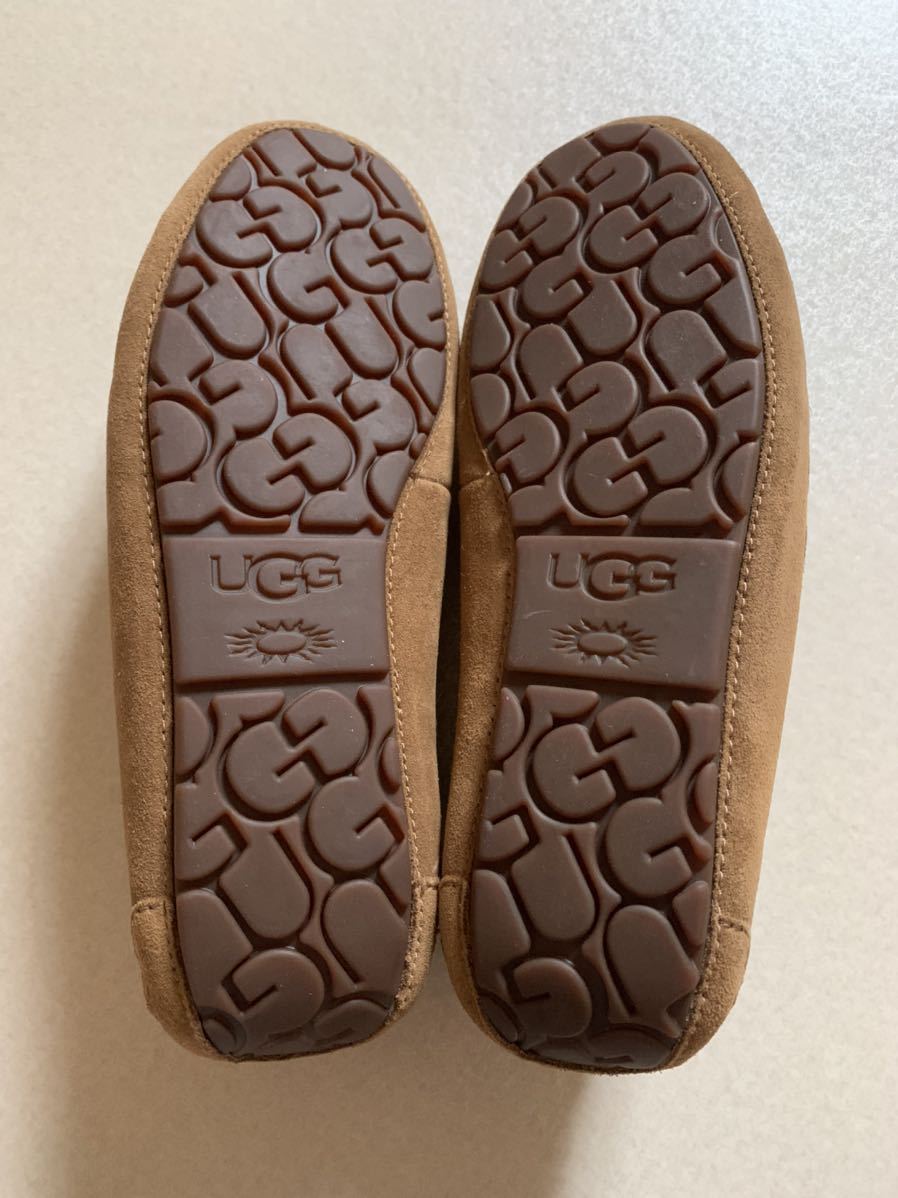 未使用品 UGG モカシン グレージュ スカラップドモック UGG