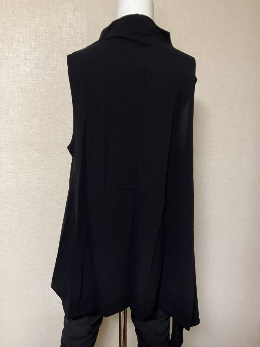 3999／センソユニコ 芽風 シンプル着回し力抜群ノースリーブチュニック