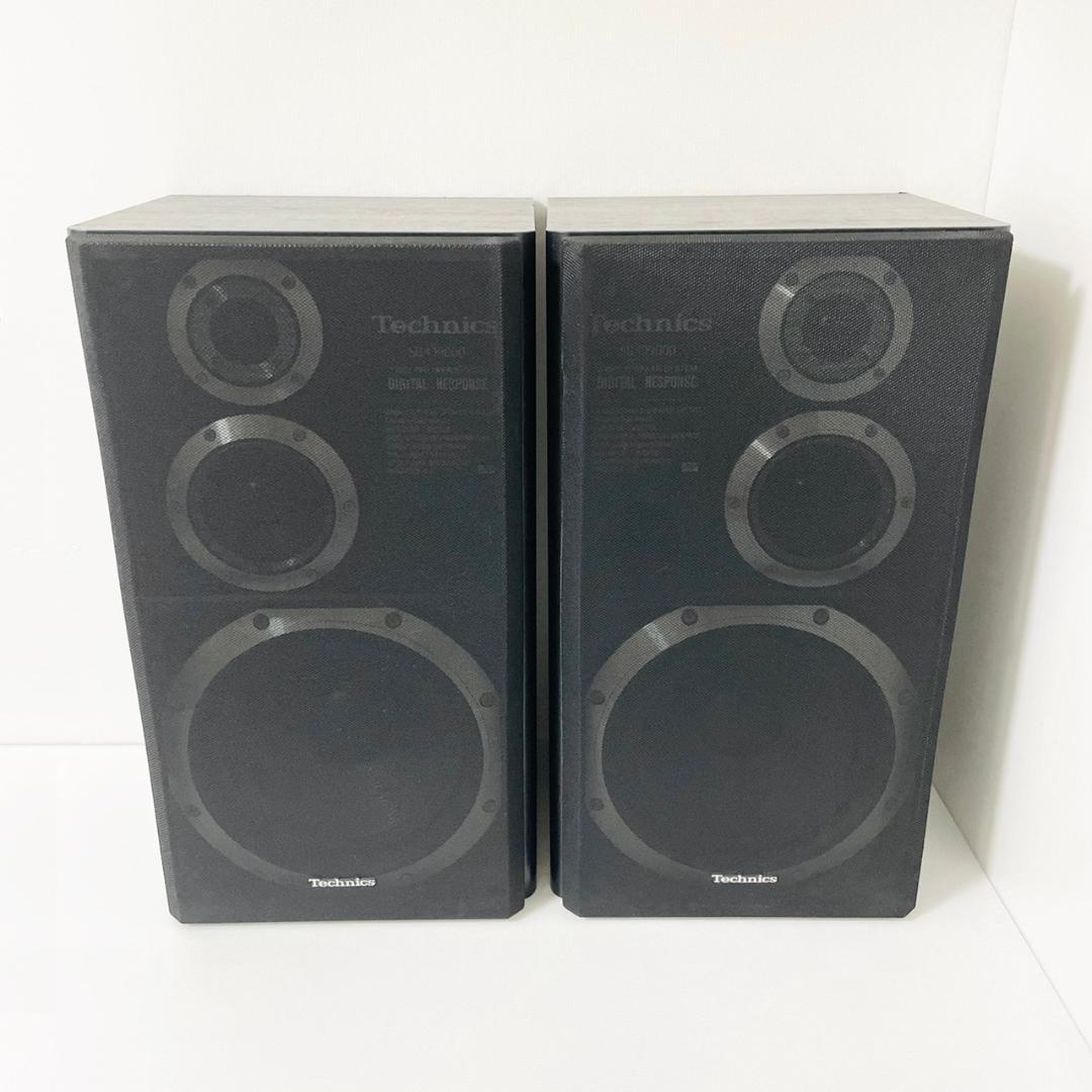 動作美品 Technics SB-D9000 3ウェイ スピーカーペア 同番シリアル