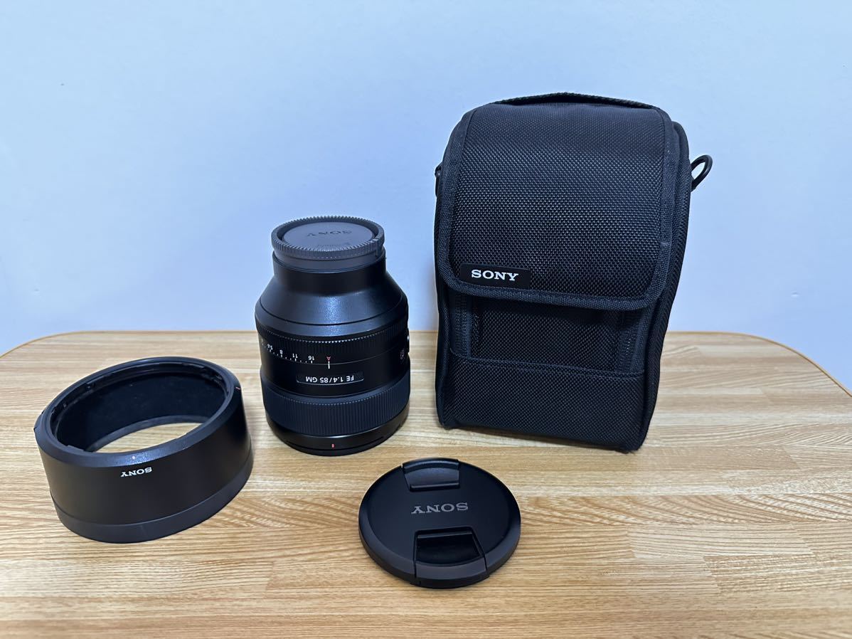 ★めちゃ美品★SONY SEL85F14GM★Eマウント★保護フィルター付★ 美品】SONY SEL85F1.4GM 中望遠単焦点レンズ FE 1.4/85 GM ソニー フル
