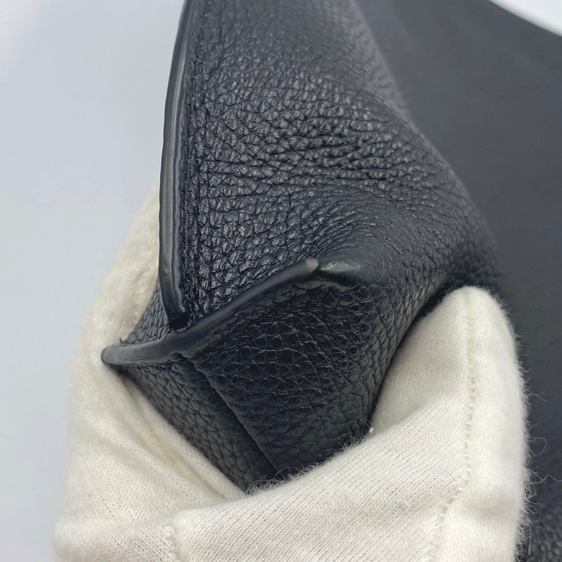 中古】COACH F28614 クラッチバッグ＜バッグ＞コーチ レザー ブラック