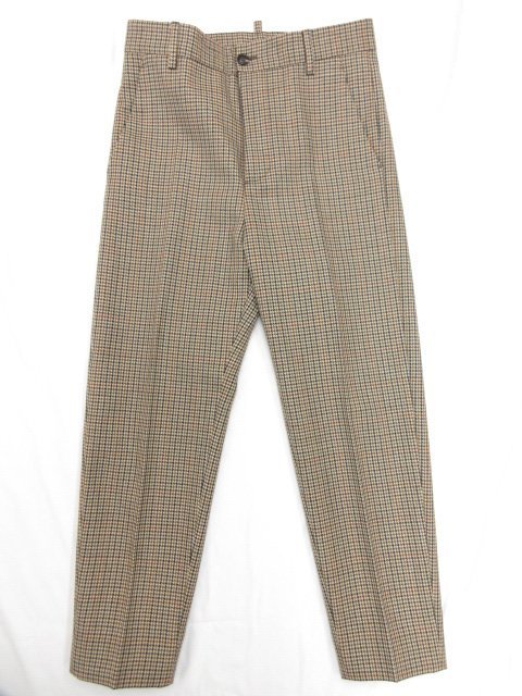 定番，新品 ディースクエアード DSQUARED2 織柄 スラックス パンツ メンズ size42 ベージュ系 S74KB0450 S53030 10MP7825(ボトムス)｜売買されたオークション情報、yahooの商品情報をアーカイブ公開 - オークファン 男性用