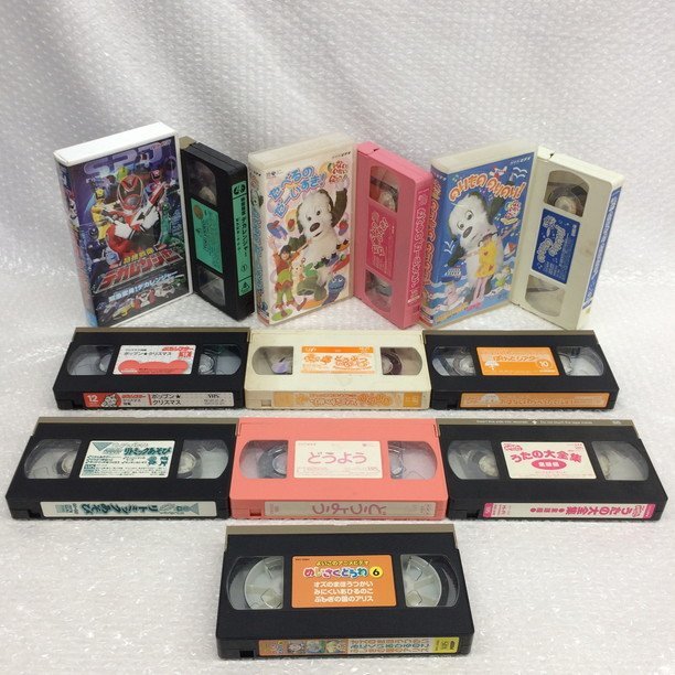 AJAE5024 幼児向けVHS 10点おまとめ いないいないばぁっ おかあさんといっしょ 他(童謡、教育)｜売買されたオークション情報