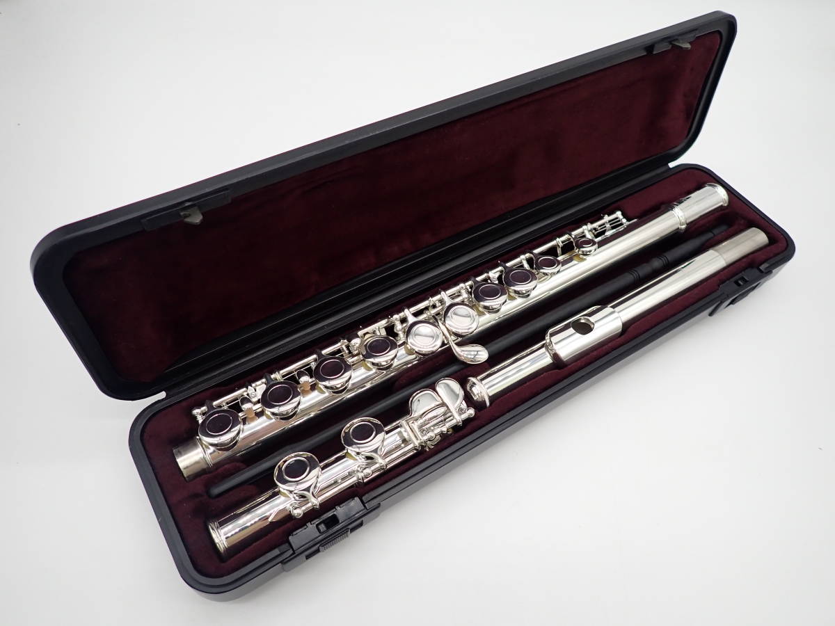 楽器・機材 YAMAHA フルート YFL-221 日本製 銀メッキ ケース付
