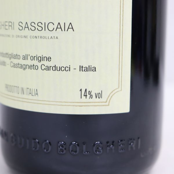 750ml 0 サッシカイア SASSICAIA Sassicaia 14％ 14% 赤ワイン