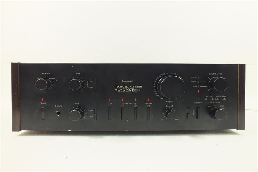 デッドストック同然整備済超美品！山水プリメインアンプAU-D607F