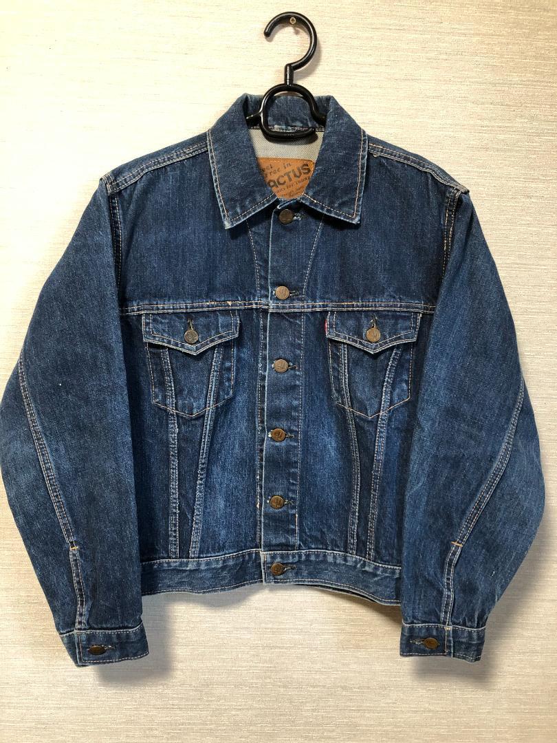 人気定番，定番人気 国産ビンテージ CACTUS カクタス デニムジャケット Gジャン(Mサイズ)｜売買されたオークション情報、yahooの商品情報をアーカイブ公開 - オークファン ジージャン