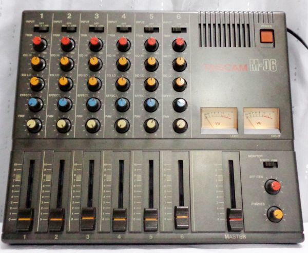 ○TASCAM M-06 動作確認済み 6ch MIC LINE Analog Mixer アナログ