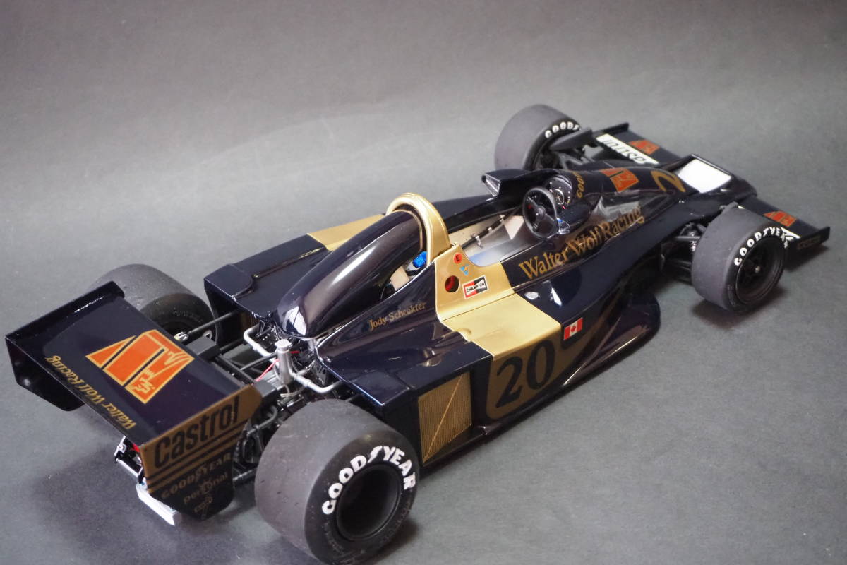 タミヤ 1/12 ウルフ WR1 フォード 1978 ビックスケール 改修塗装済完成