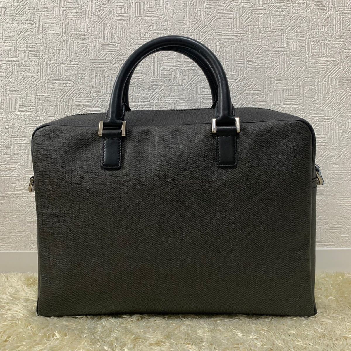 1円〜 BVLGARI ブルガリ ビジネスバッグ 2way ウィークエンド PVC