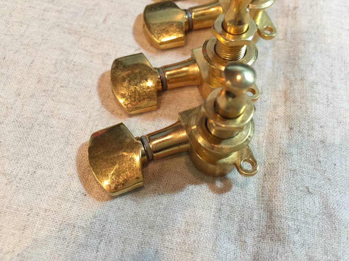 Schaller ST TLタイプ用 6連ペグ MADE IN W Germany ゴールド Fender